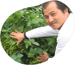 新潟しんどおり茶豆生産組合の代表・玉木豊さん